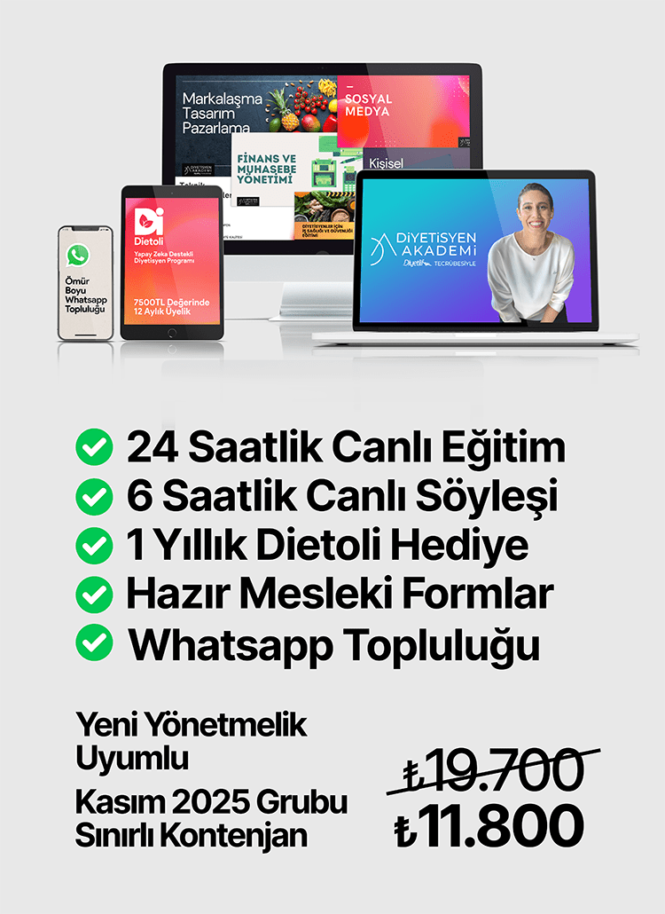 Diyetisyenler İçin Kendi Kliniğini Kurma ve Büyütme Eğitimi - 25 Kasım 2025 - Diyetlif